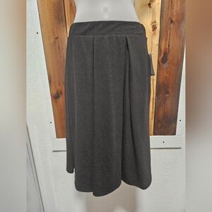 LuLaRoe Black Midi A-Line Pleated Skirt